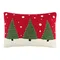 Подушка вязаная с новогодним рисунком festive wood из коллекции new year essential, 40x60 см
