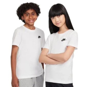 Футболка для мальчика теннисная Nike Kids Sportswear - white