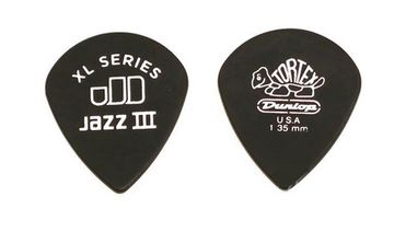 Медиаторы 12шт, 1,35мм, Dunlop 498P1.35 Tortex Jazz III XL