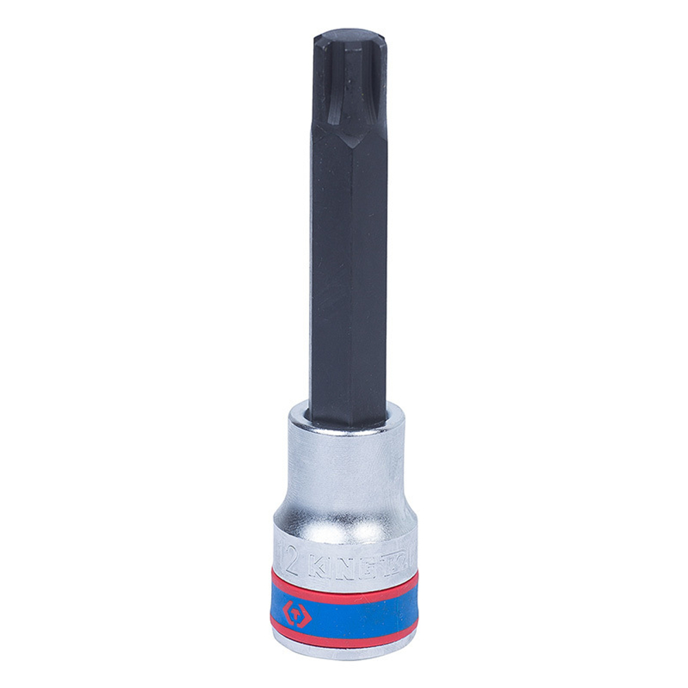 KING TONY (404912) Насадка (бита) торцевая 1/2", L = 100 мм, RIBE, M12