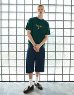 Мужская футболка relaxed fit с коротким рукавом и принтом, арт. 3437/734 - BERSHKA