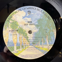 Винтажная виниловая пластинка LP Deep Purple Burn (Япония 1974) (Без Оби)