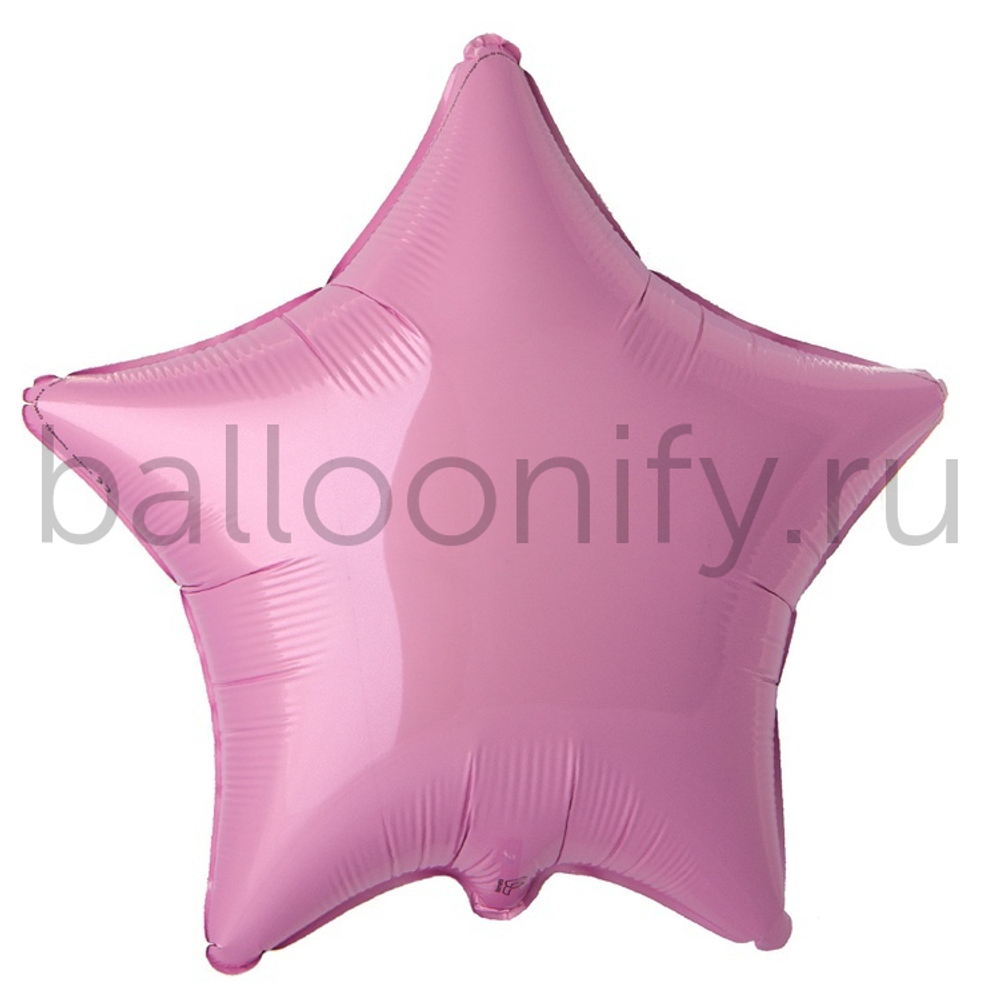 Фольгированная фигура, звезда, 32"/81СМ Пастель Pink(FM)