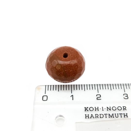 Бусина из авантюрина коричневого (14 мм) арт. 3719