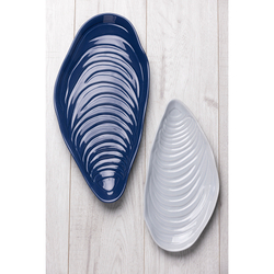 Блюдо сервировочное nautical, 20х41 см, синее