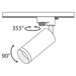 Трековый светильник Maytoni Focus TR004-1-GU10-W