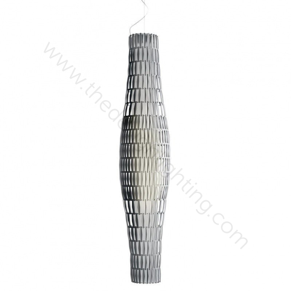 Pendant design lamp  Tropico Vertical by Foscarini (Clear)