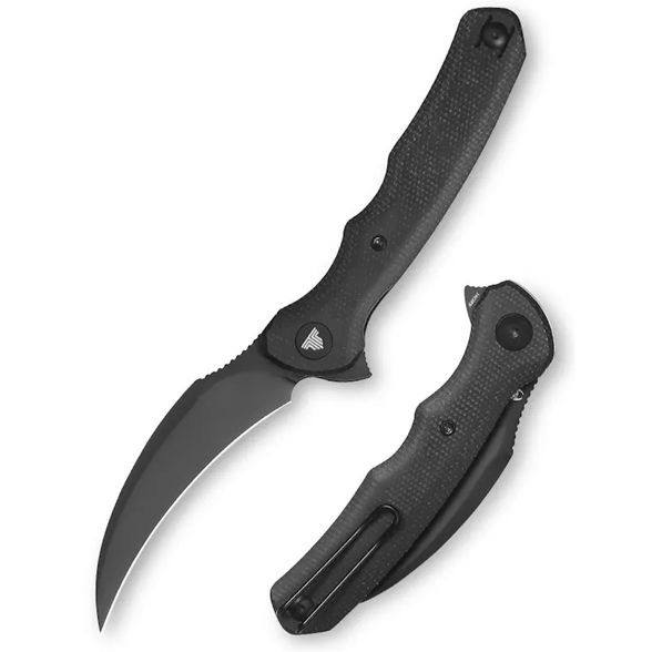 Цена наСкладной нож Trivisa Lacerta-04B, сталь 14C28N, рукоять микарта, черный