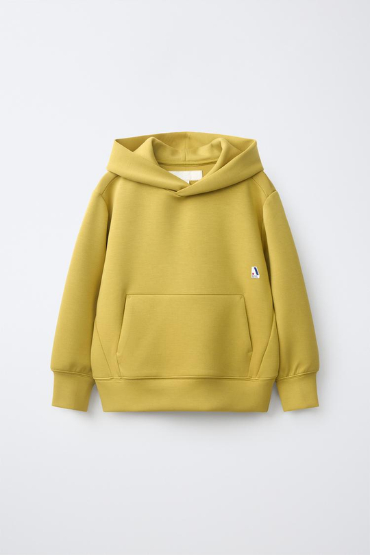 ZARA СПОРТИВНОЕ ХУДИ, ФИСТАШКОВЫЙ