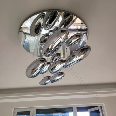 Ceiling design lamp Mercury by Artemide (8 lampshades)
