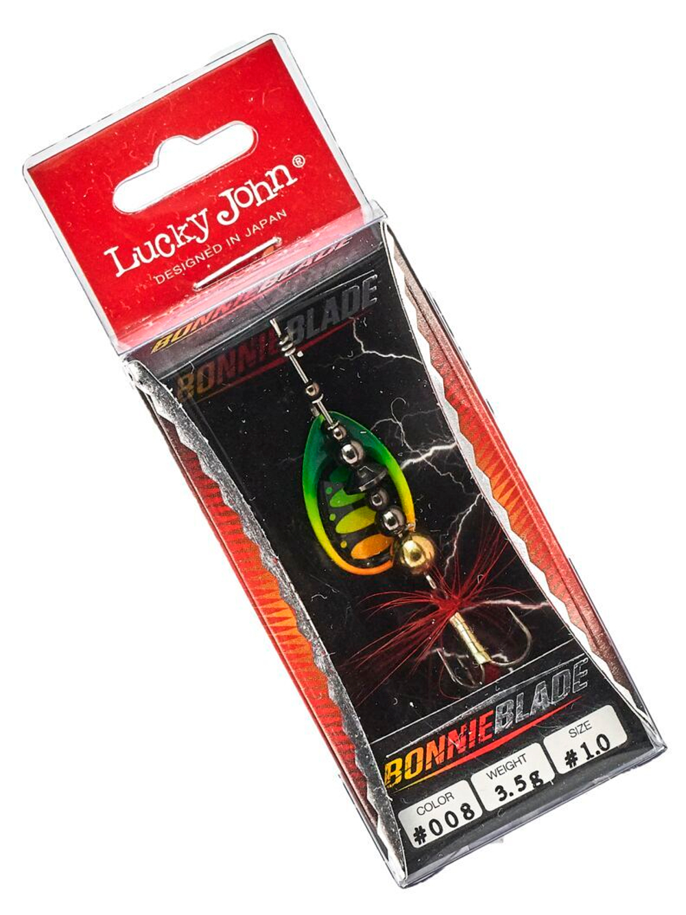 Блесна вращающаяся Lucky John BONNIE BLADE 01 03.5г 008 в блистере