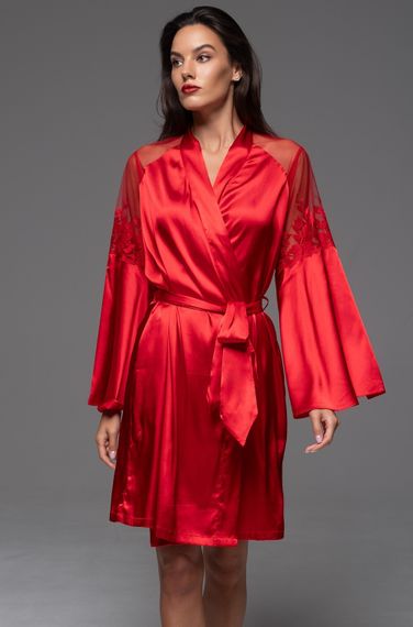 Халат Mia-Amore 4743 "Merlot" красный