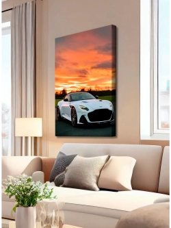 Картина "Aston Martin DBS Superleggera" на стену 30х40см 1шт