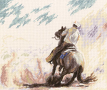 32x27,Аида 14, Серо-бежевая