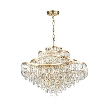 Подвесная хрустальная люстра 25*Е14 5073/25 золото Wayta Odeon Light