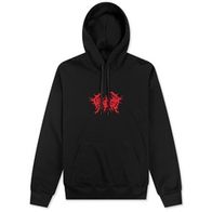 Худи HAIDED BLK MTL LARGE LOGO, черный