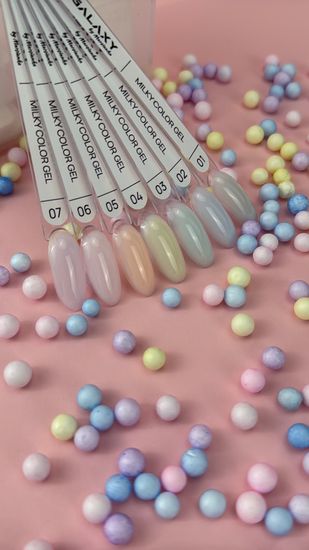 Моделирующий гель Galaxy Milky color gel №05, 20г