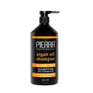 PIERRA Бессульфатный аргановый шампунь для волос Argan Oil Shampoo, 1000 мл