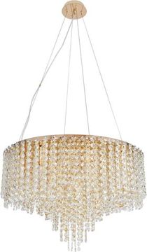 Люстра подвесная 12*Е14 2187/03/12P золото Rain of Crystal Stilfort
