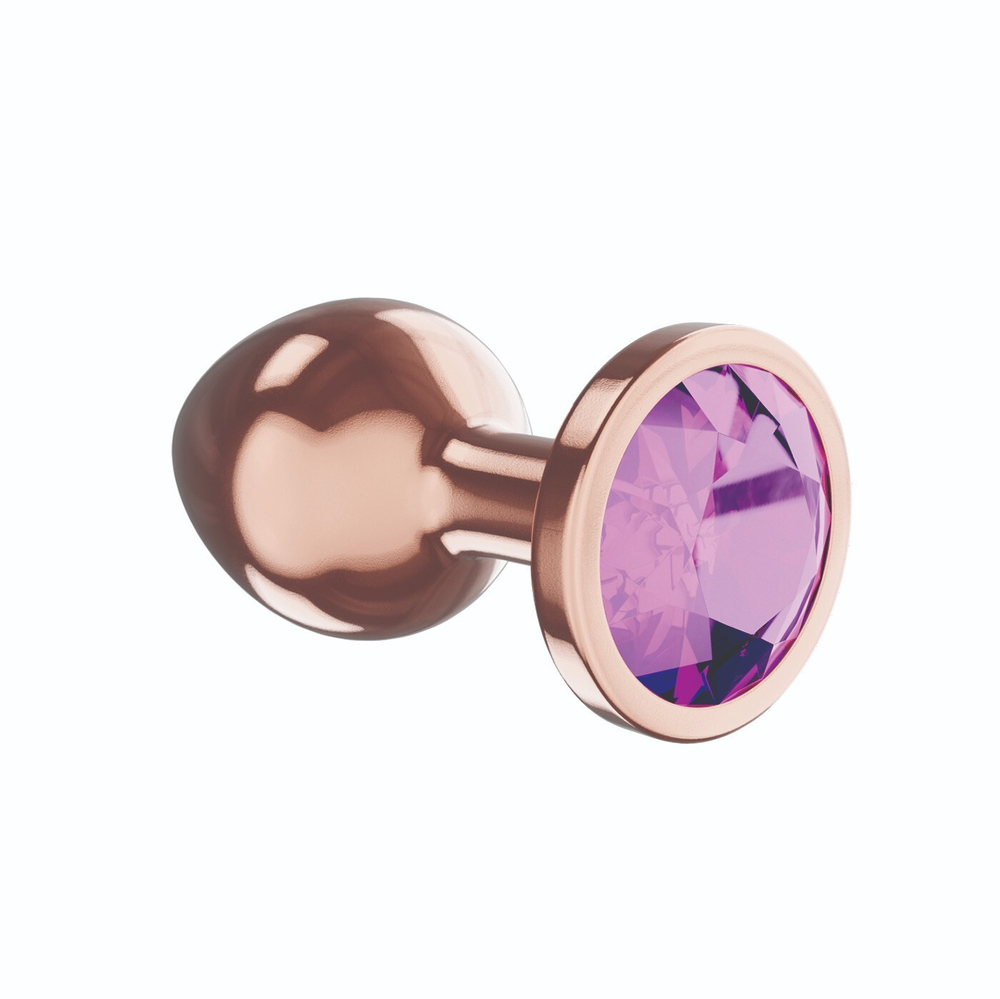 Анальная Пробка Diamond Amethyst Shine S Розовое Золото 4025-01lola