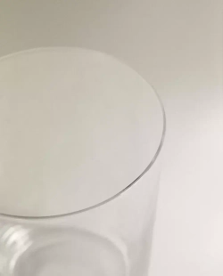 ZARA HOME ВЫСОКИЕ СТАКАНЫ ИЗ СТЕКЛА (НАБОР ИЗ 4 ШТ.), ПРОЗРАЧНЫЙ