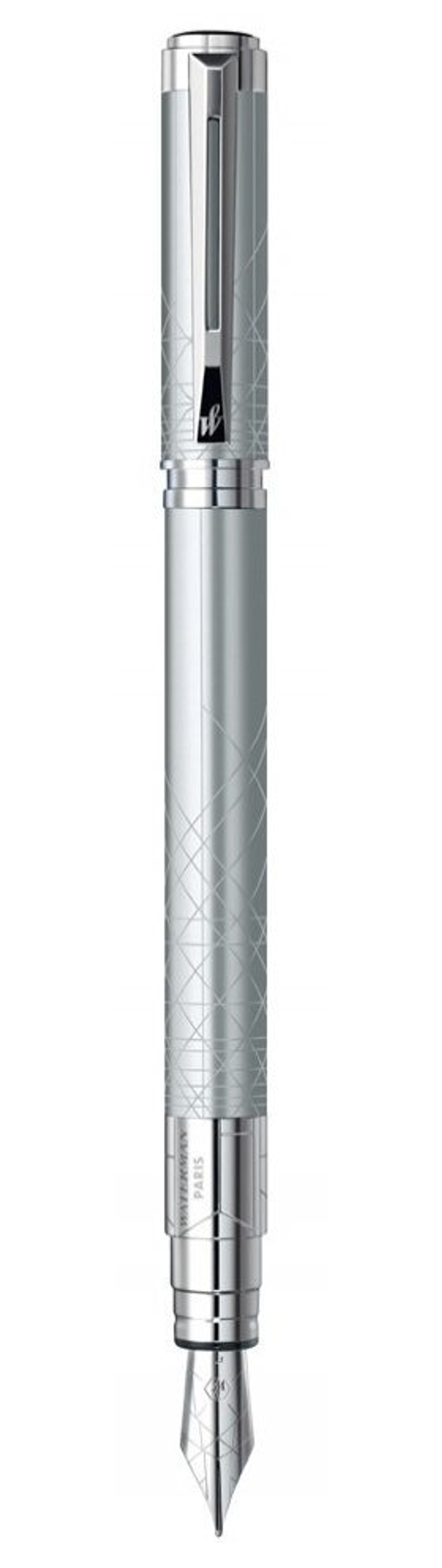Перьевая ручка Waterman Perspective, цвет: Silver CT, перо: F