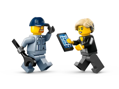 Конструктор LEGO City 60435 Городской эвакуатор и ремонт спортивных автомобилей