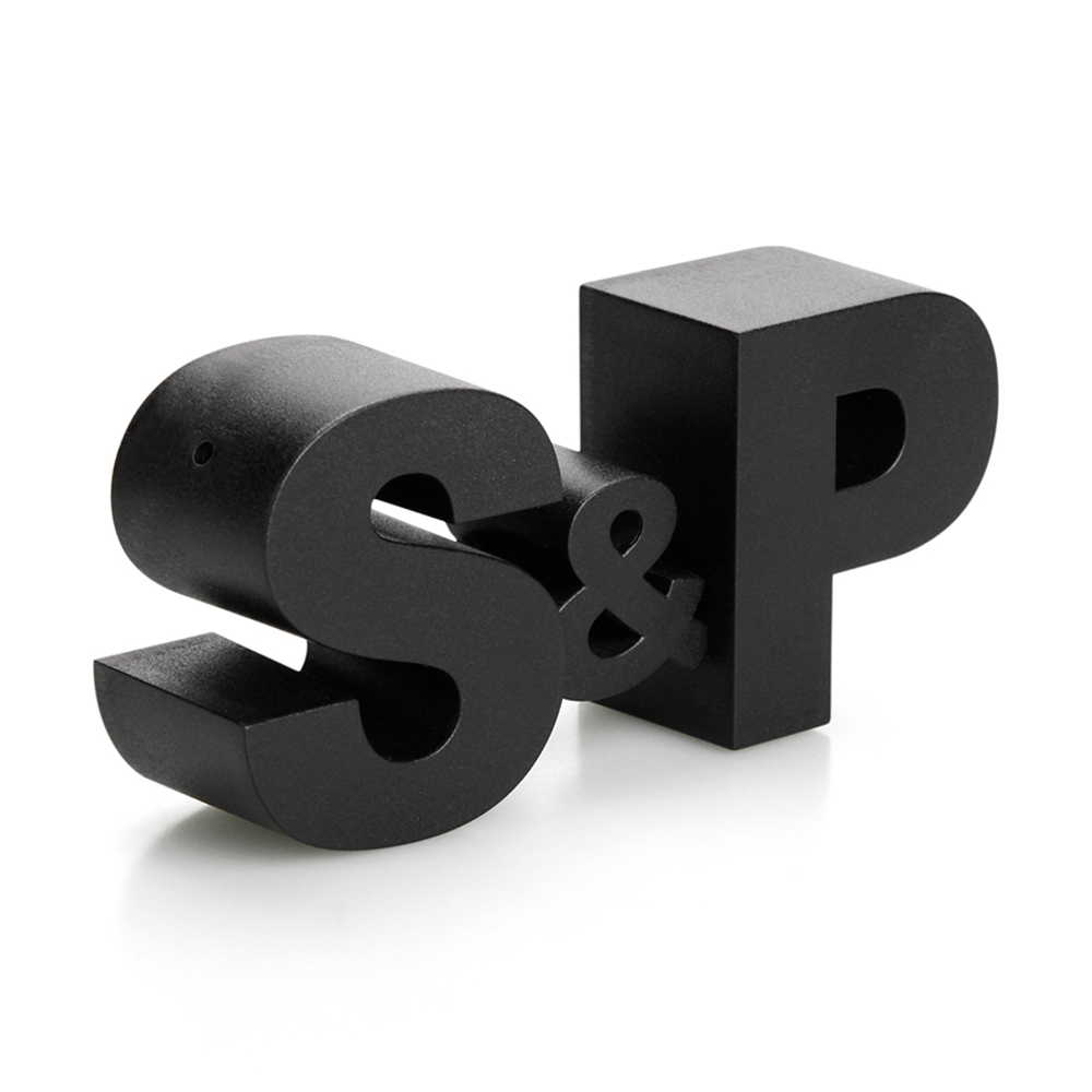 Набор для специй s&p, черный