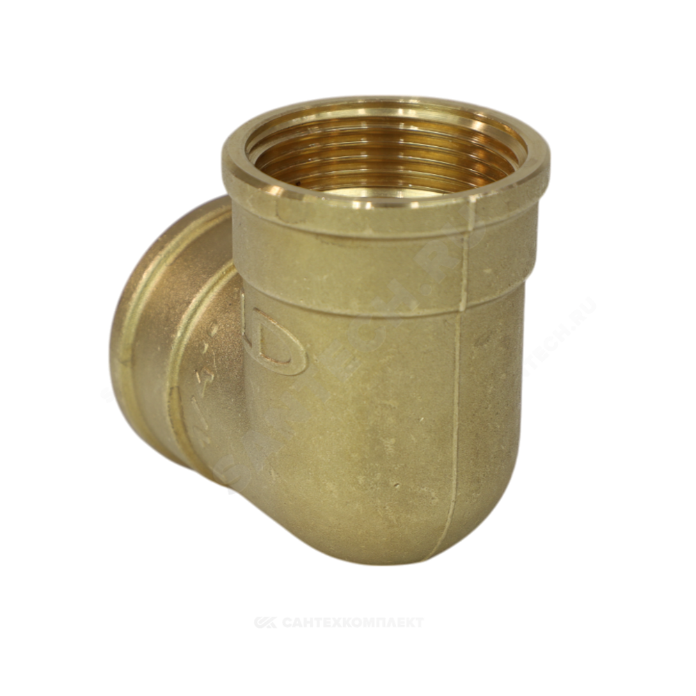 Угольник латунь Ду 40 (1 1/2") ВР LD LD.65.512.40