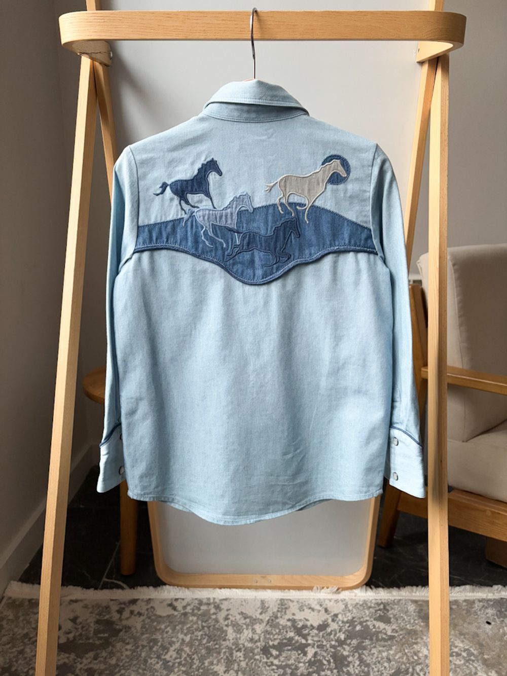 Хлопковая рубашка Stella McCartney, 116