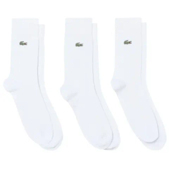 Теннисные носки Lacoste Signature 3P - white
