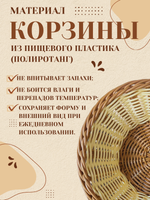 Корзина для хлеба круглая 24*7,5 см CGPro