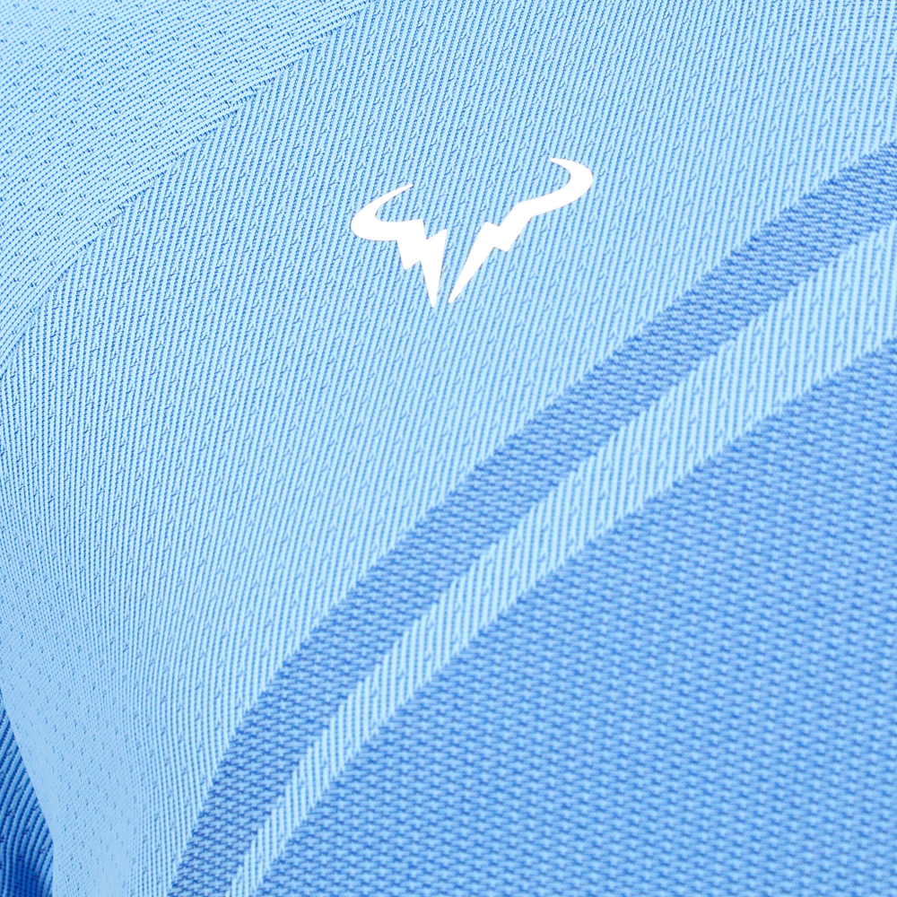 Мужское теннисное поло Nike Dri-Fit Advantage RAFA MNK T-Shirt Men - Light Blue