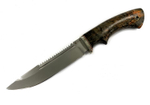 Нож Щука, Bohler M390, стабилизированная карельская береза