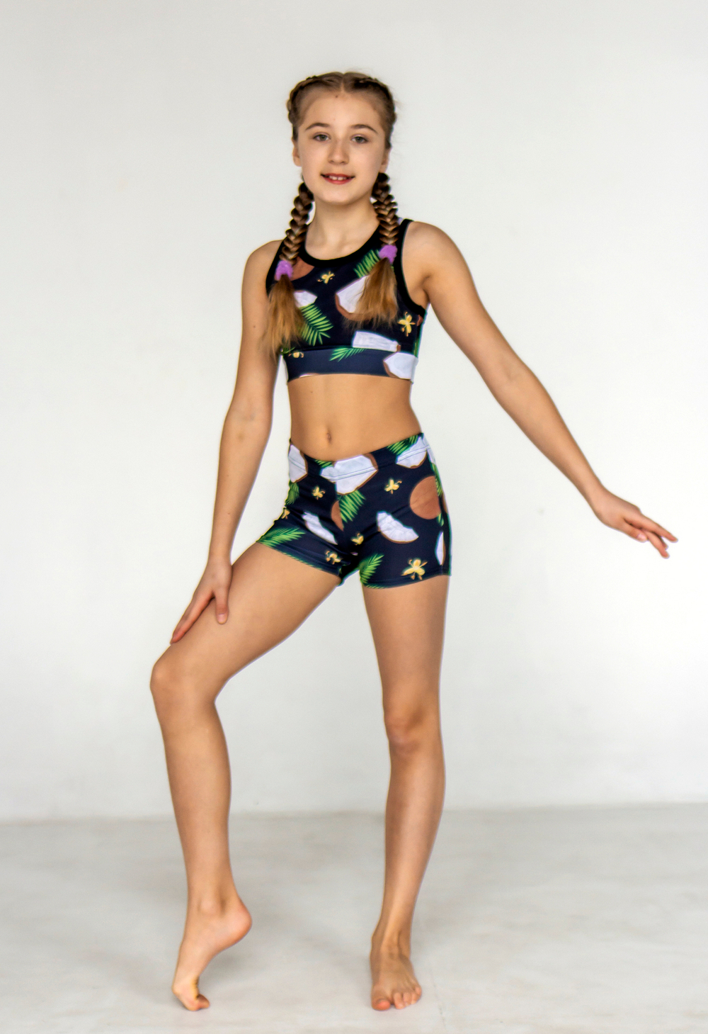 Coconut top and shorts
