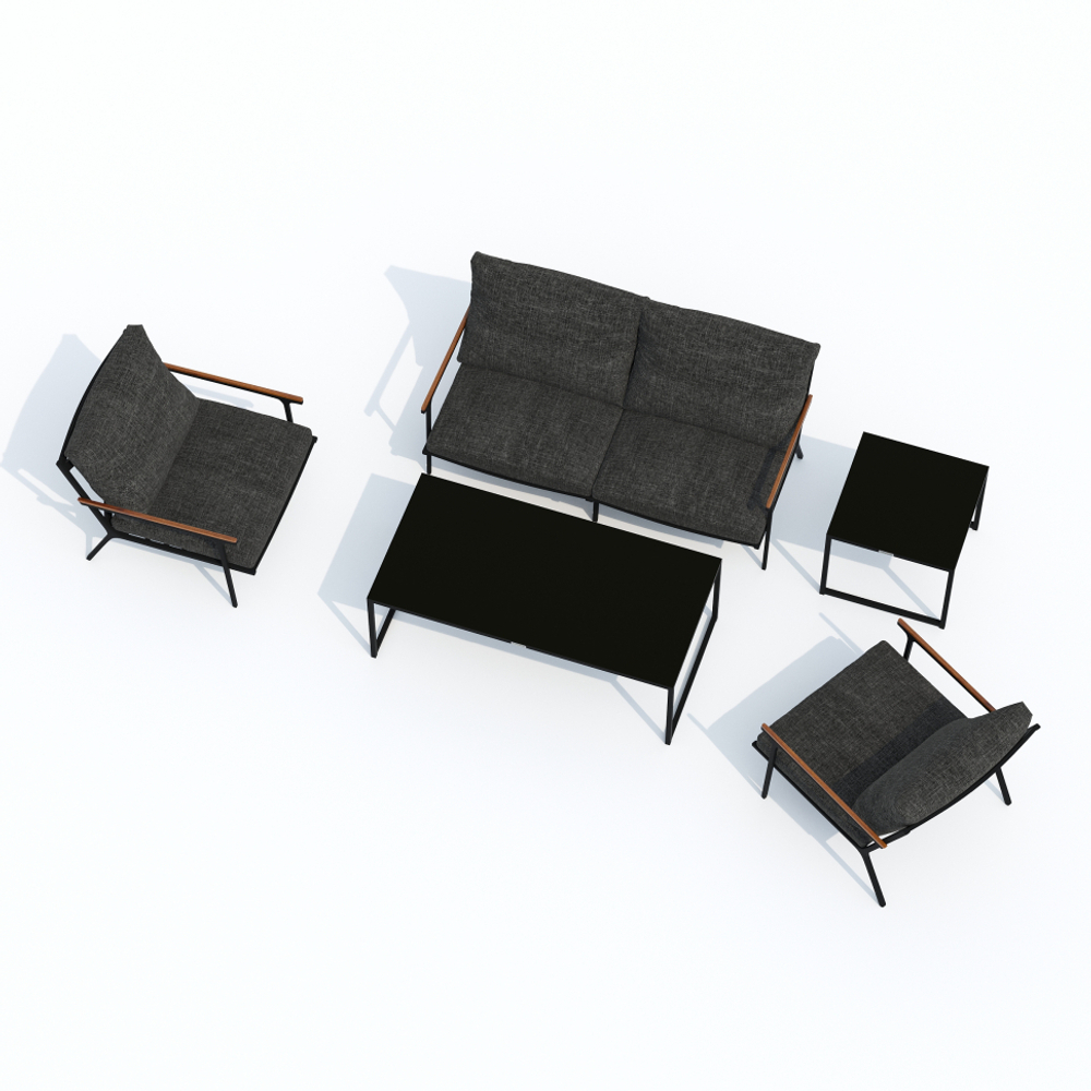Лаунж зона Ideal Patio ФЕСТА маренго с двухместным диваном
