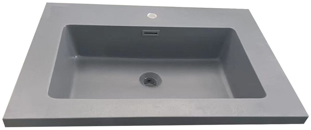 XLP5-60G Раковина каменная 60*50*12 см. серый