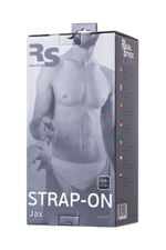 Телесный страпон на трусиках Realstick Jax - 17,9 см. (Цвет: телесный)