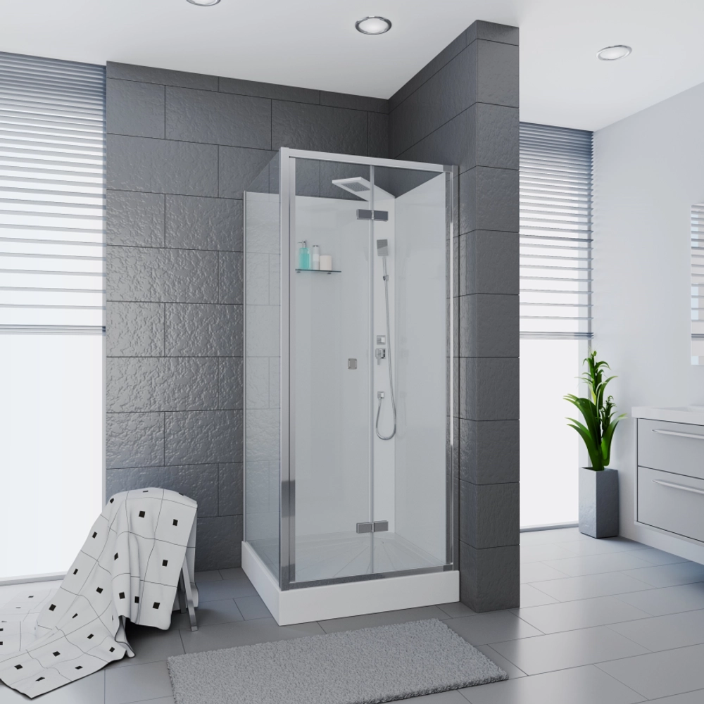 Душевая кабина Ceruttispa (ЧеруттиСпа) BELLA90T, с низким поддоном, 90x90x225