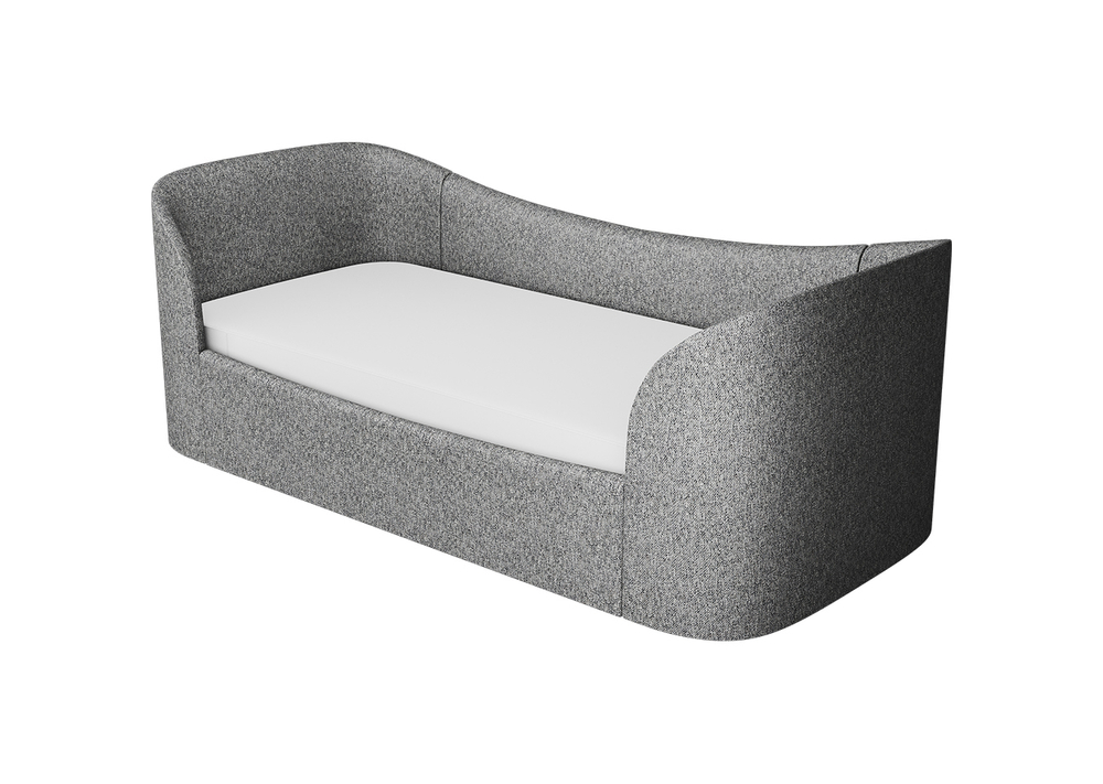 Диван-кровать KIDI Soft 90*200 см (серый, рогожка)