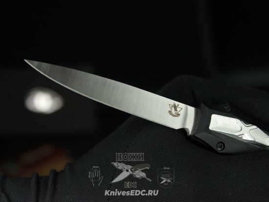 Складной нож автоматический Steelclaw Бретер-02 c клинком из стали D2, рукоять алюминий