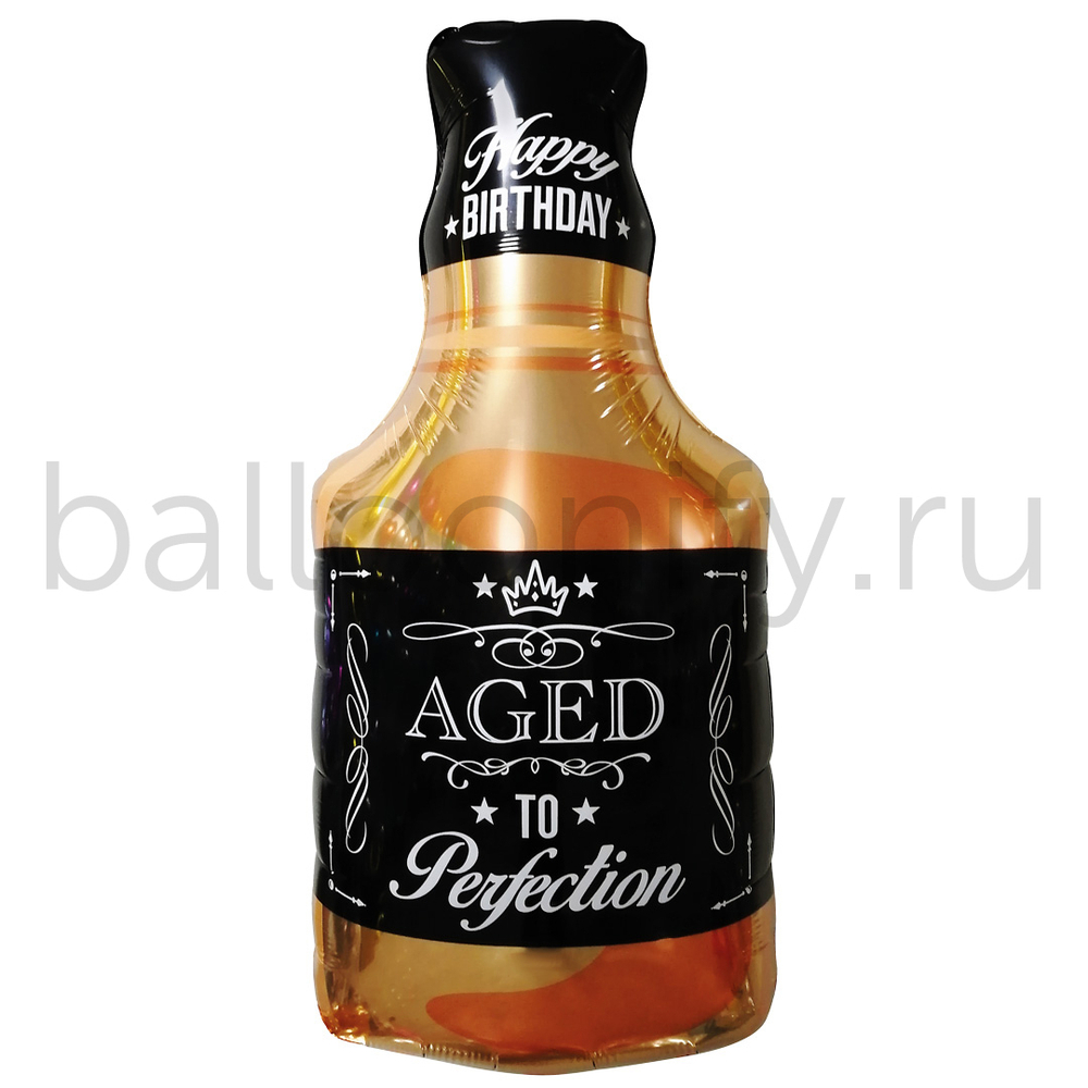 Шар (29''/74 см) Фигура, Бутылка Виски, 1 шт.