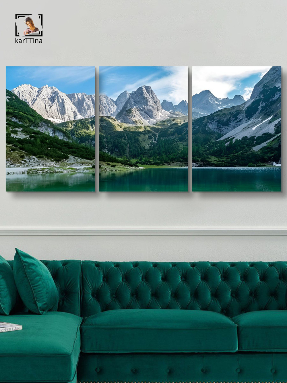 Картина Источник жизни модульная 50x70см 3шт.