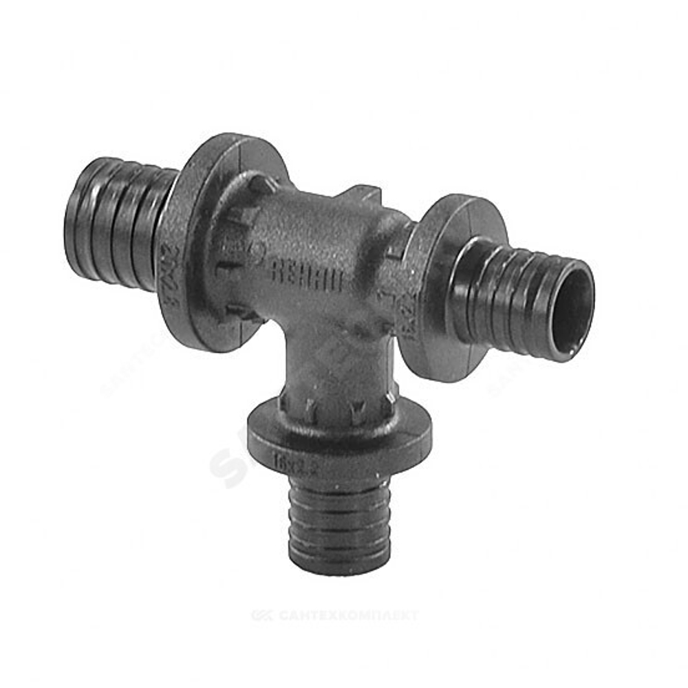 Тройник для PE-X труб аксиальный PPSU Дн 25х16х16 переходной RAUTITAN PX Rehau 11600821001