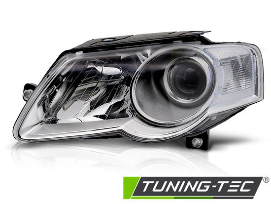 Фара левая CHROME LEFT SIDE для VW PASSAT B6 3C 03.05-10