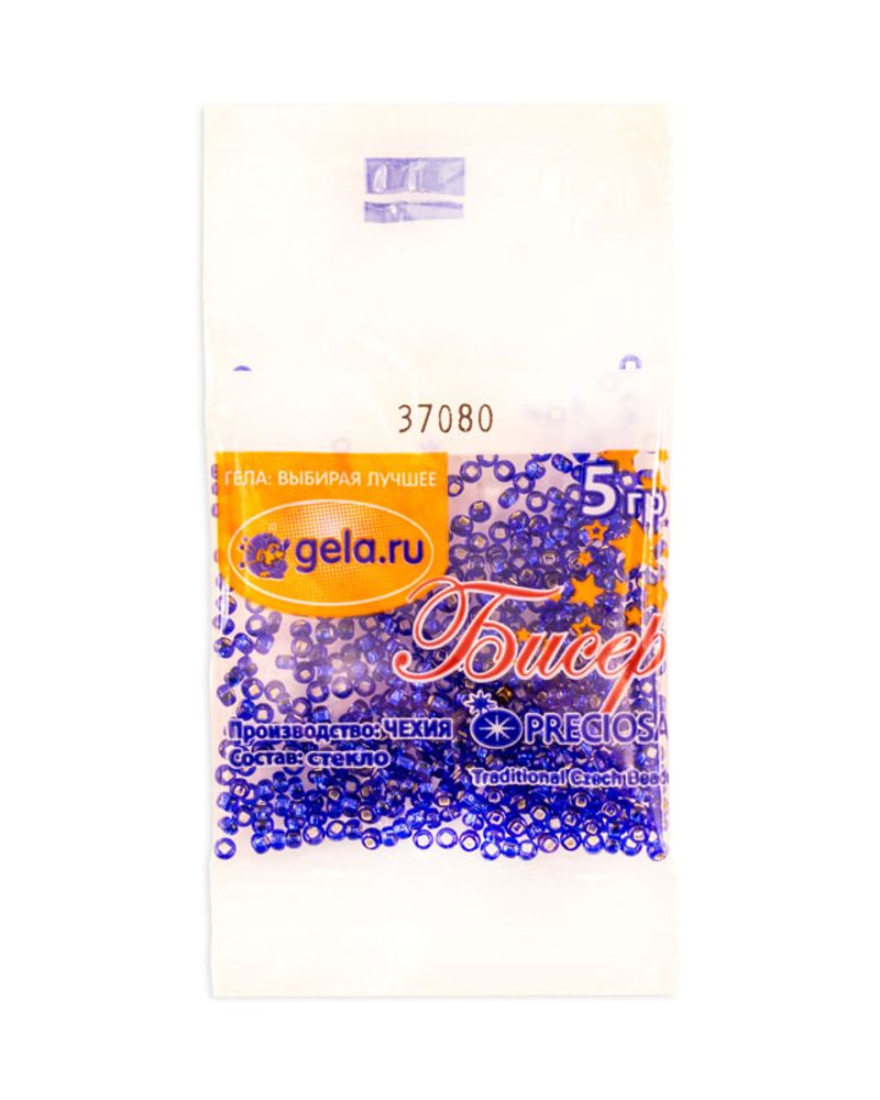 Бисер Preciosa 10/0, 50 г (10 шт по 5 г), цв.37080