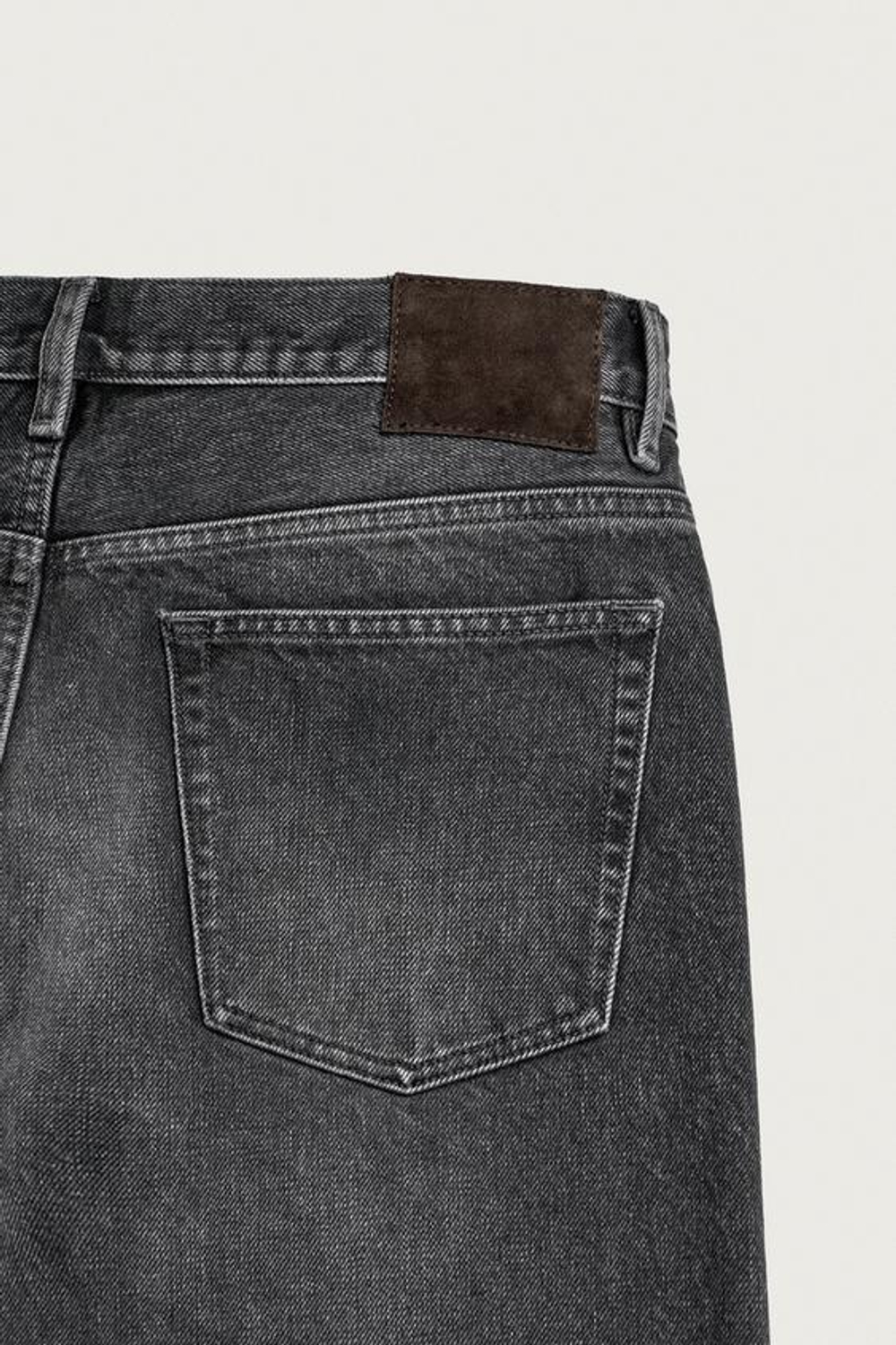 ZARA X AARON LEVIN ДЖИНСЫ STRAIGHT FIT, ЧЕРНЫЙ