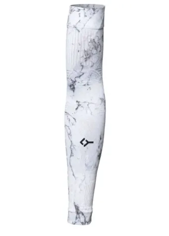 Compression sleeve Floky No Strain Evolution X Musetti Arm Sleeve 1P - white/black