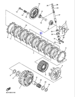 Диск сцепления Yamaha 3J2163240000