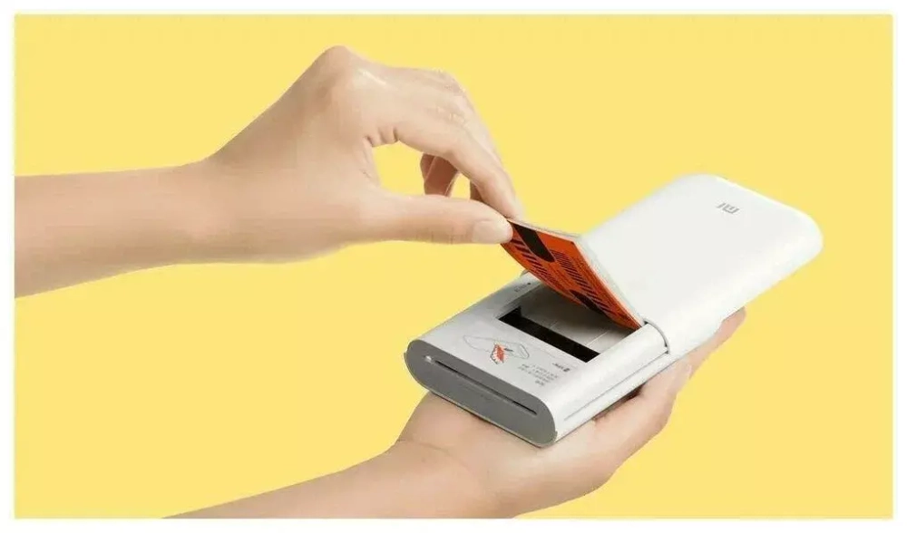 Принтер с термопечатью Xiaomi Mijia AR ZINK, цветн., меньше A6, белый